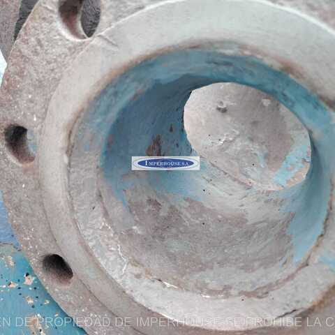 Tuberia granallada con ceramico antiguo